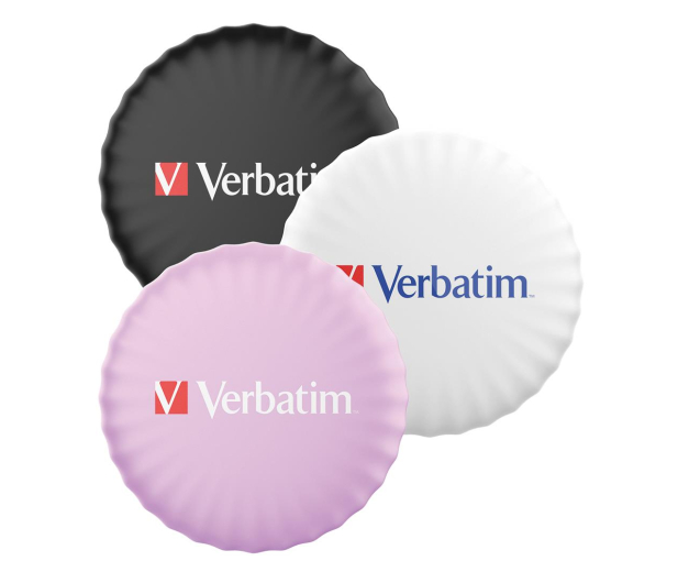 Verbatim My Finder Coin Bluetooth NFC trójpak biały/czarny/różowy - 1289034 - zdjęcie